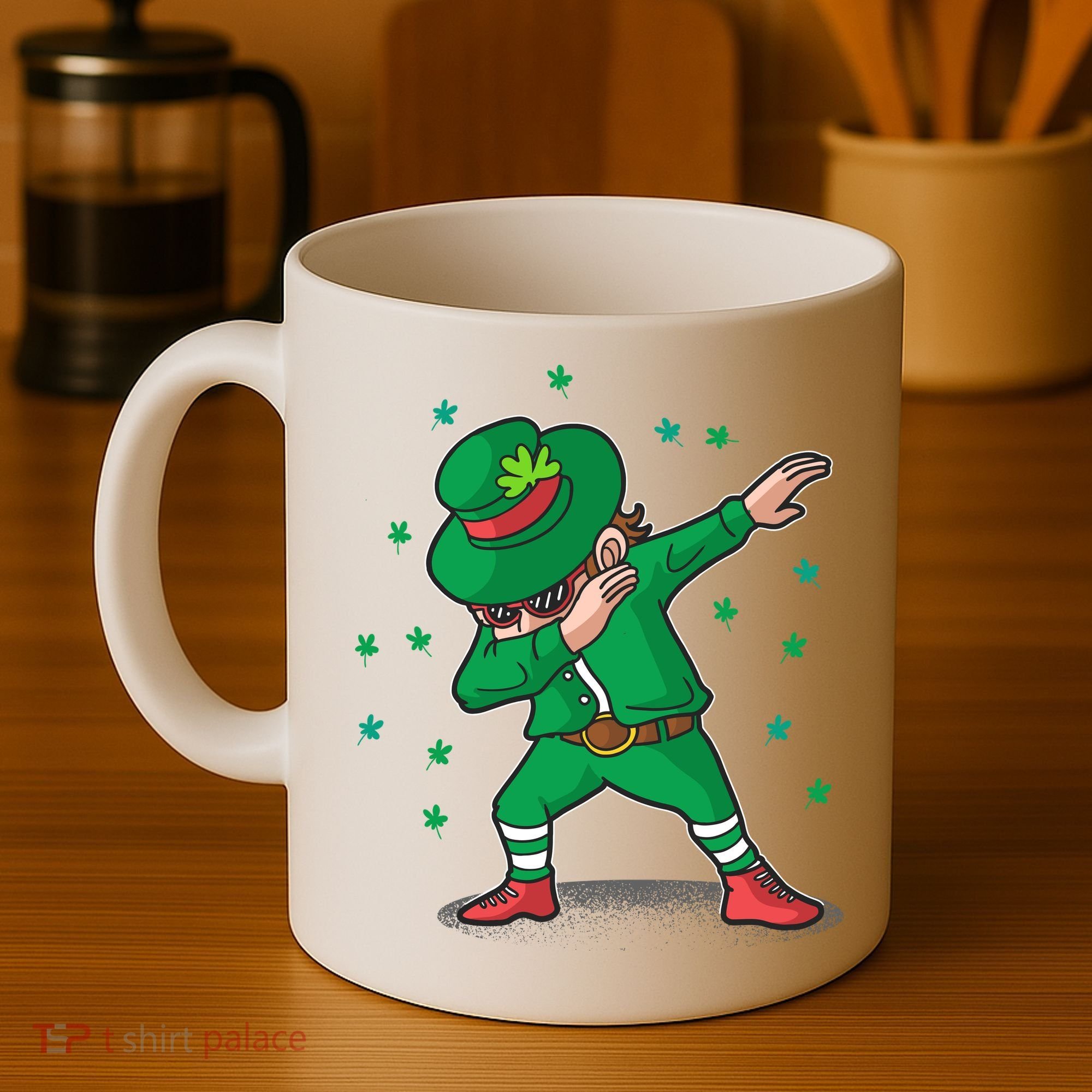 Leprechaun Dab St Patrick's Day Party Coffee Mug