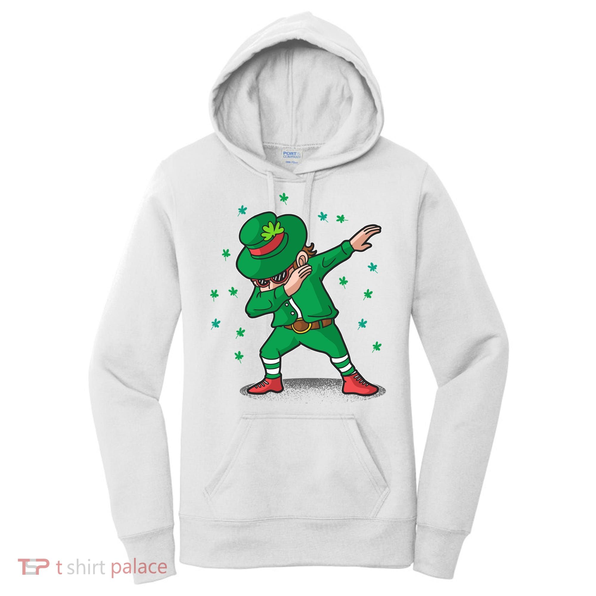 Leprechaun Dab St Patrick's Day Party Women's Hoodie