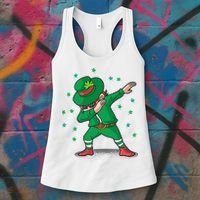 Leprechaun Dab St Patrick's Day Party Women's Tank Top thumb 3