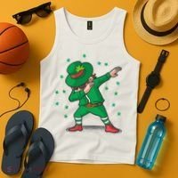 Leprechaun Dab St Patrick's Day Party Tank Top thumb 4