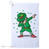 Leprechaun Dab St Patrick's Day Party Golf Towel thumb 0
