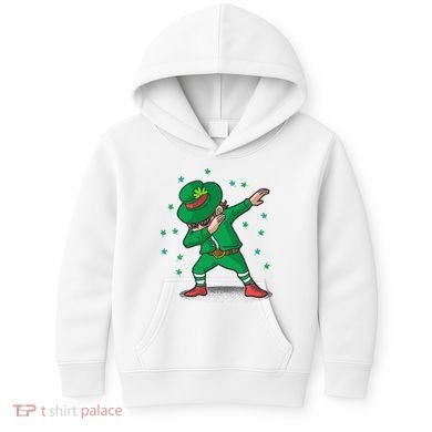 Leprechaun Dab St Patrick's Day Party Kids Hoodie