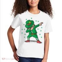 Leprechaun Dab St Patrick's Day Party Kids T-Shirt thumb 2