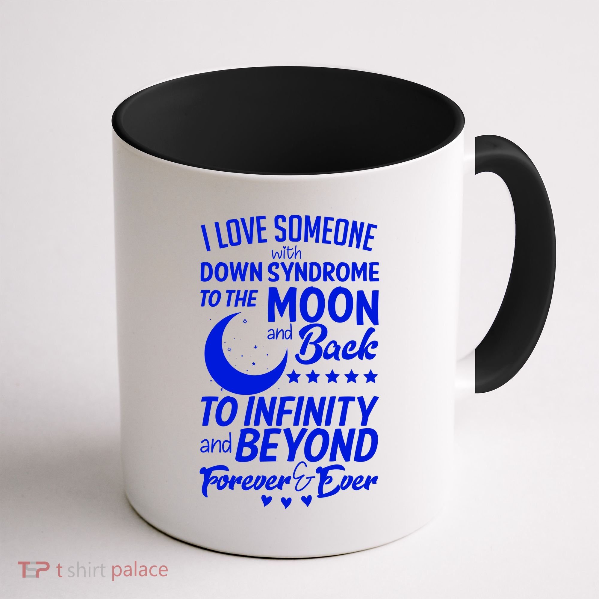 Love Someone With Down Syndrome Moon And Back Coffee Mug