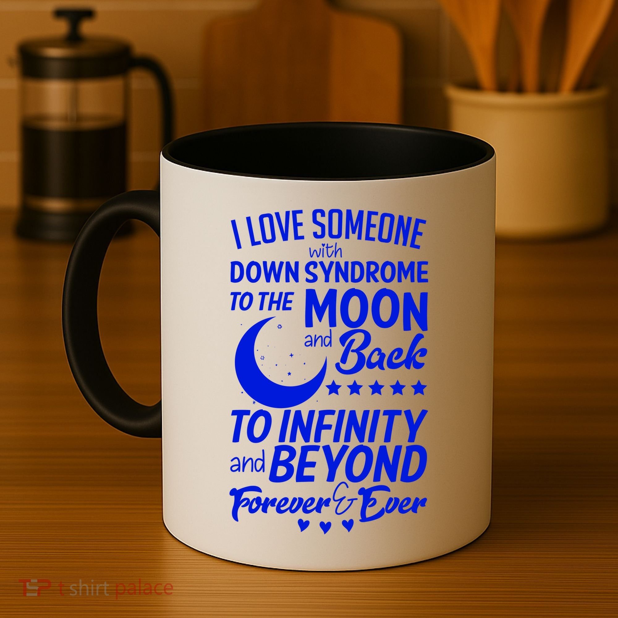 Love Someone With Down Syndrome Moon And Back Coffee Mug