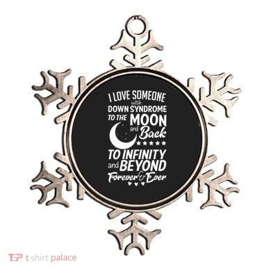Love Someone With Down Syndrome Moon And Back Ornament