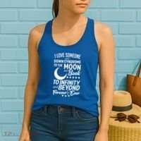 Love Someone With Down Syndrome Moon And Back Women's Tank Top thumb 2
