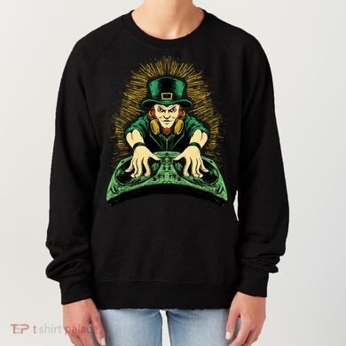 Leprechaun Dj St Patricks Women's Sweatshirt