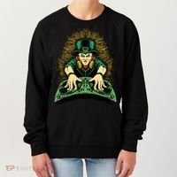 Leprechaun Dj St Patricks Women's Sweatshirt thumb 0