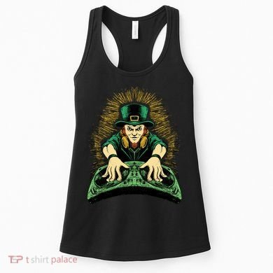 Leprechaun Dj St Patricks Women's Tank Top