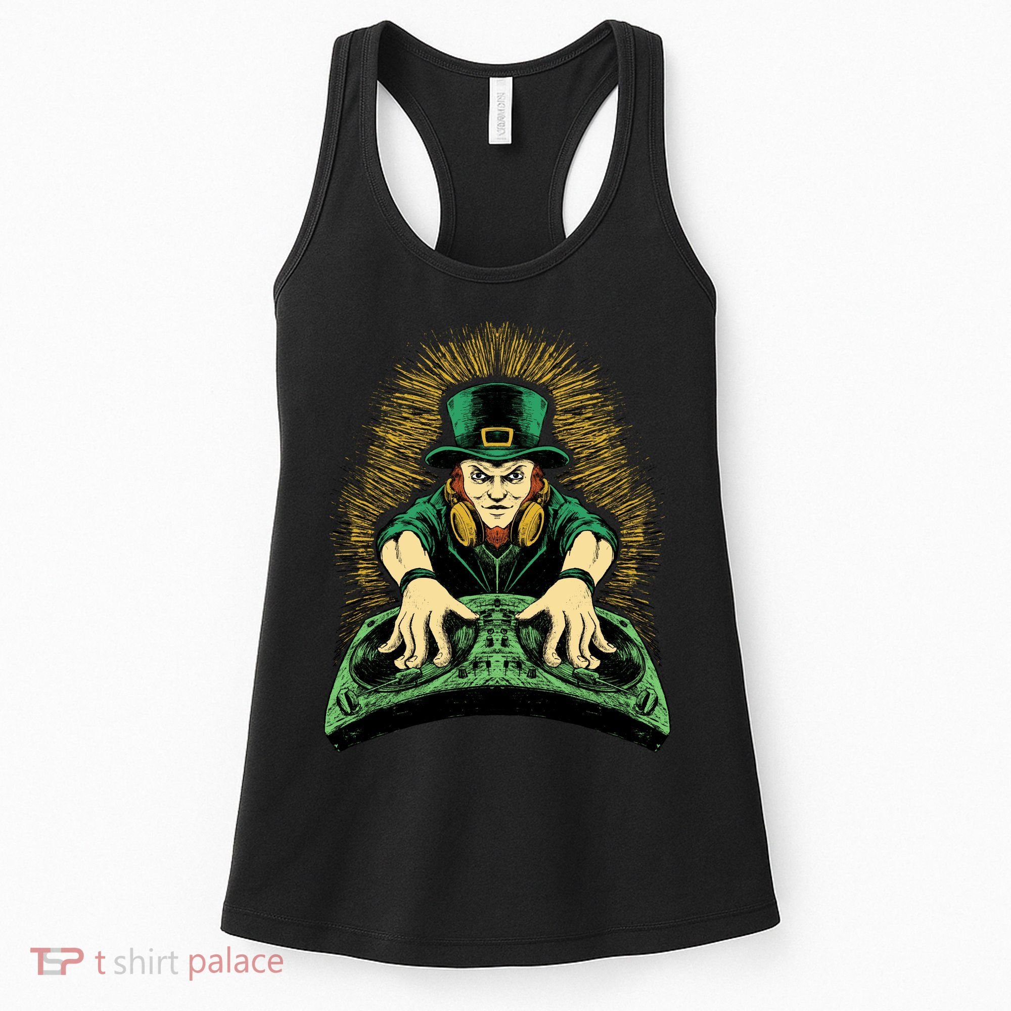 Leprechaun Dj St Patricks Women's Tank Top