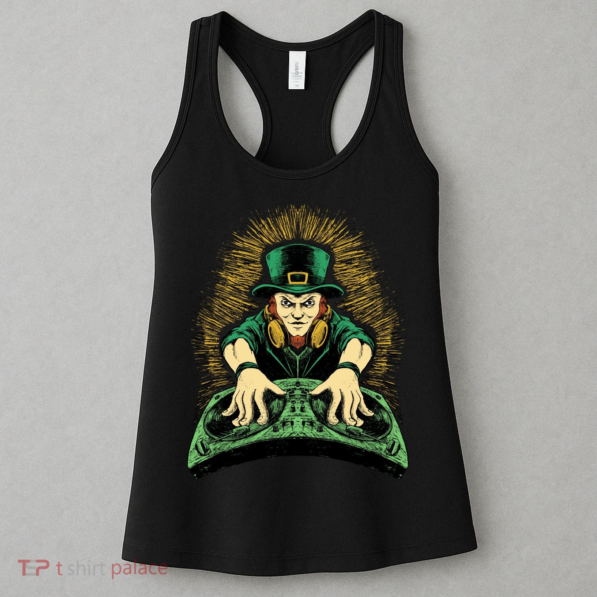 Leprechaun Dj St Patricks Women's Tank Top