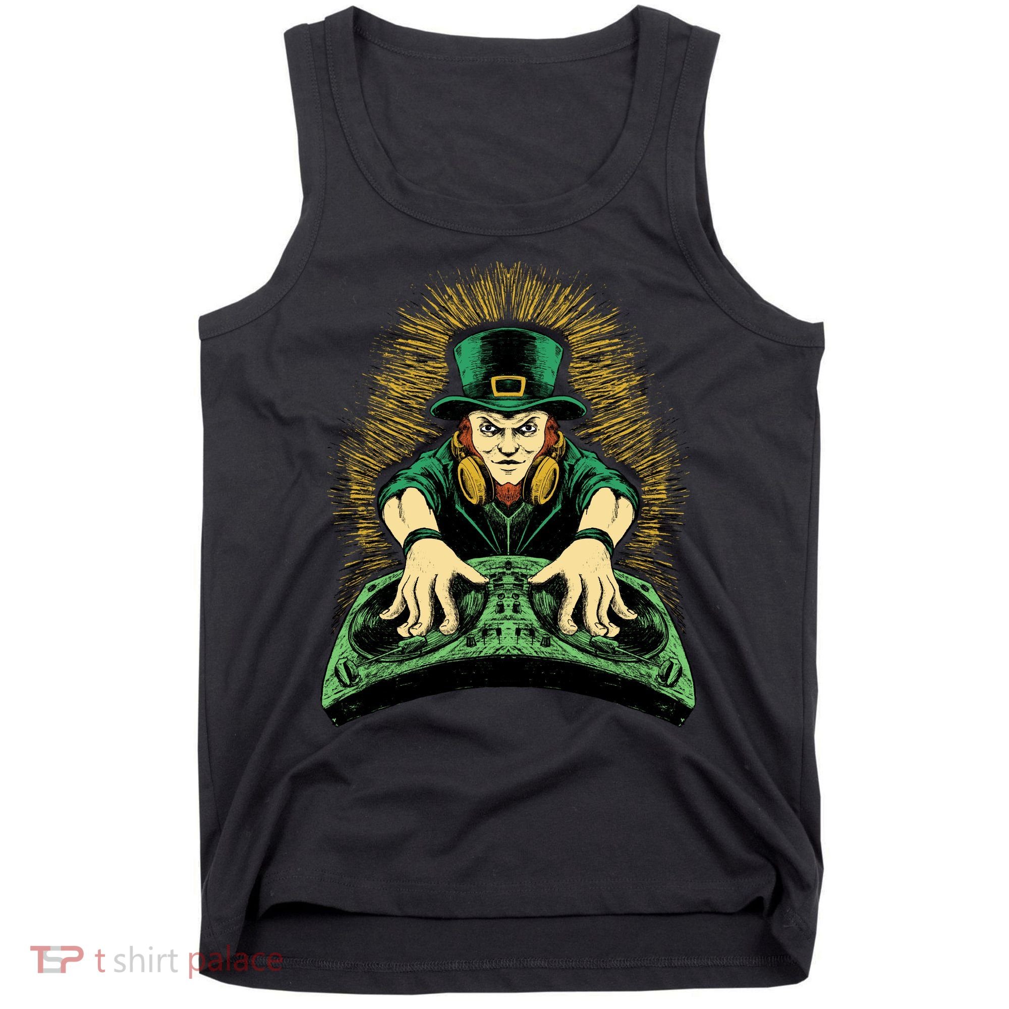 Leprechaun Dj St Patricks Tank Top
