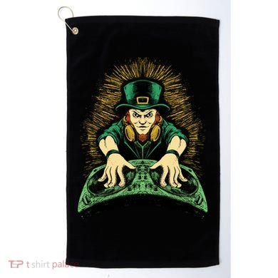 Leprechaun Dj St Patricks Golf Towel