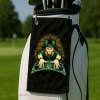 Leprechaun Dj St Patricks Golf Towel thumb 2