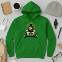 Leprechaun Dj St Patricks Hoodie thumb 3