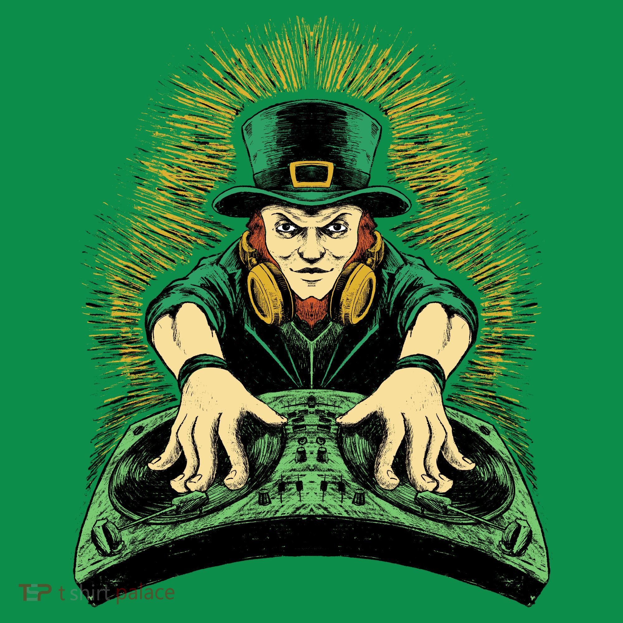 Leprechaun Dj St Patricks Hoodie