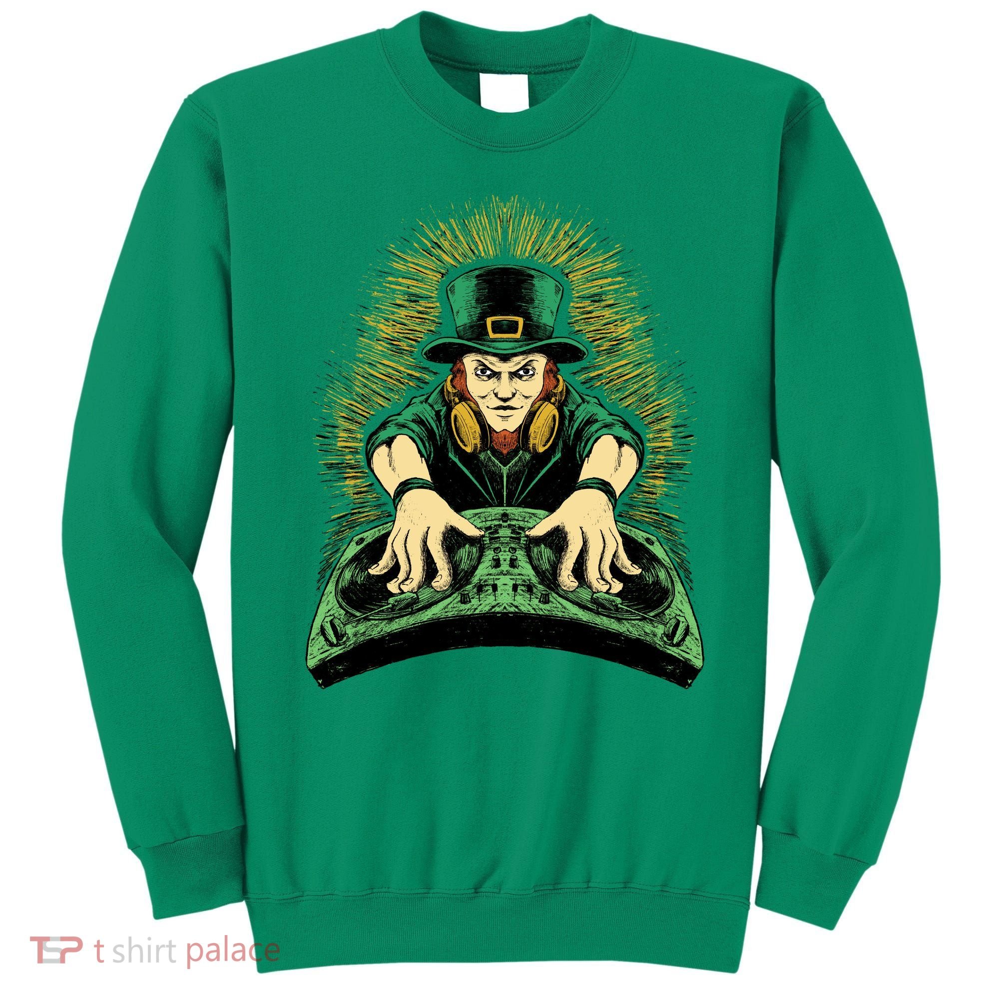 Leprechaun Dj St Patricks Sweatshirt
