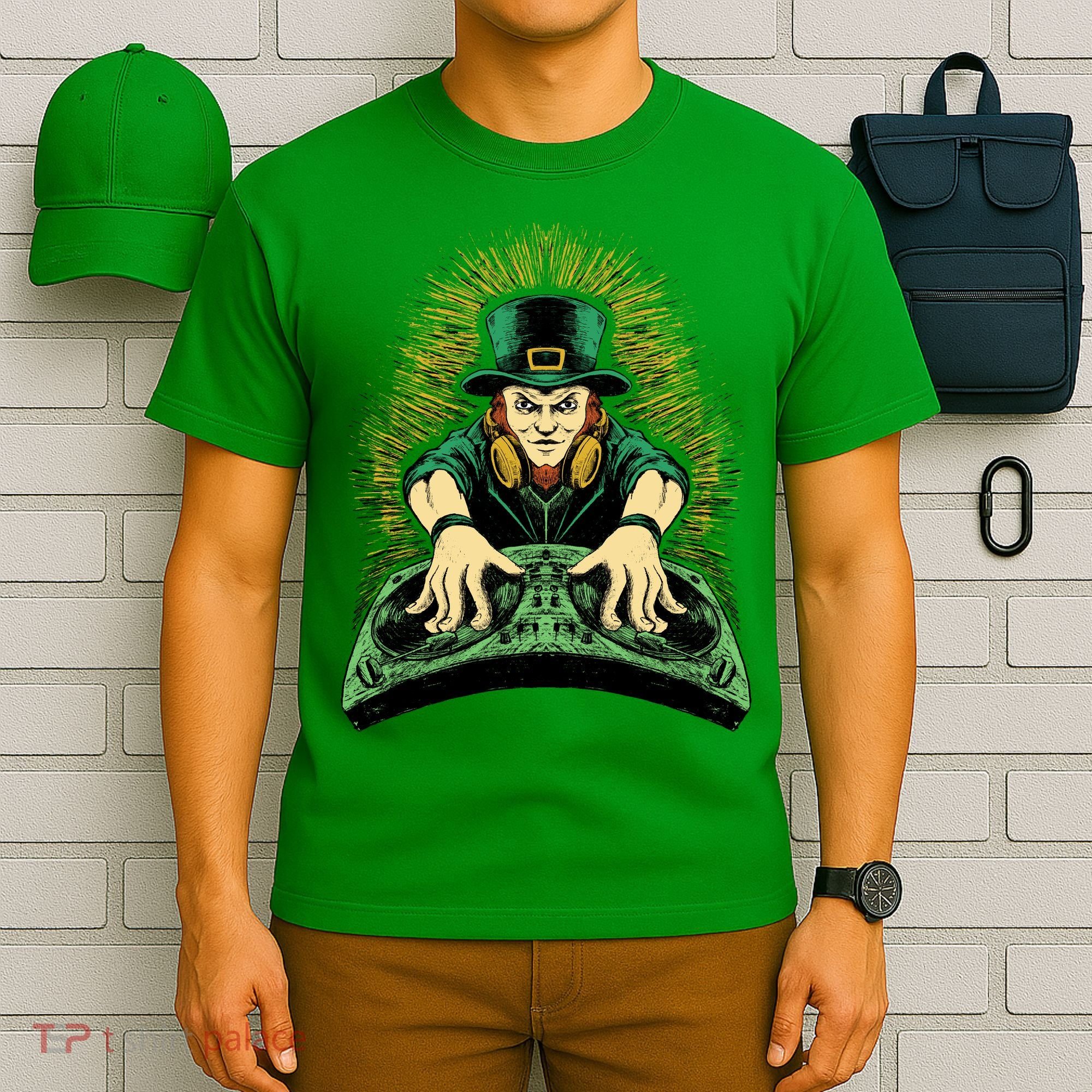 Leprechaun Dj St Patricks T-Shirt