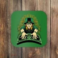 Leprechaun Dj St Patricks Coaster thumb 0