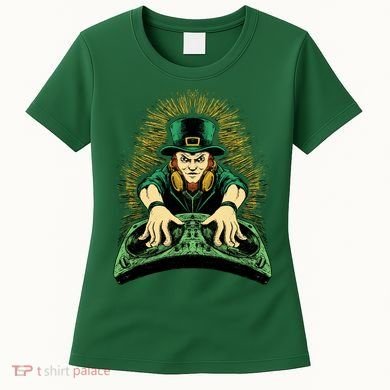 Leprechaun Dj St Patricks Women's T-Shirt