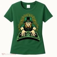 Leprechaun Dj St Patricks Women's T-Shirt thumb 0