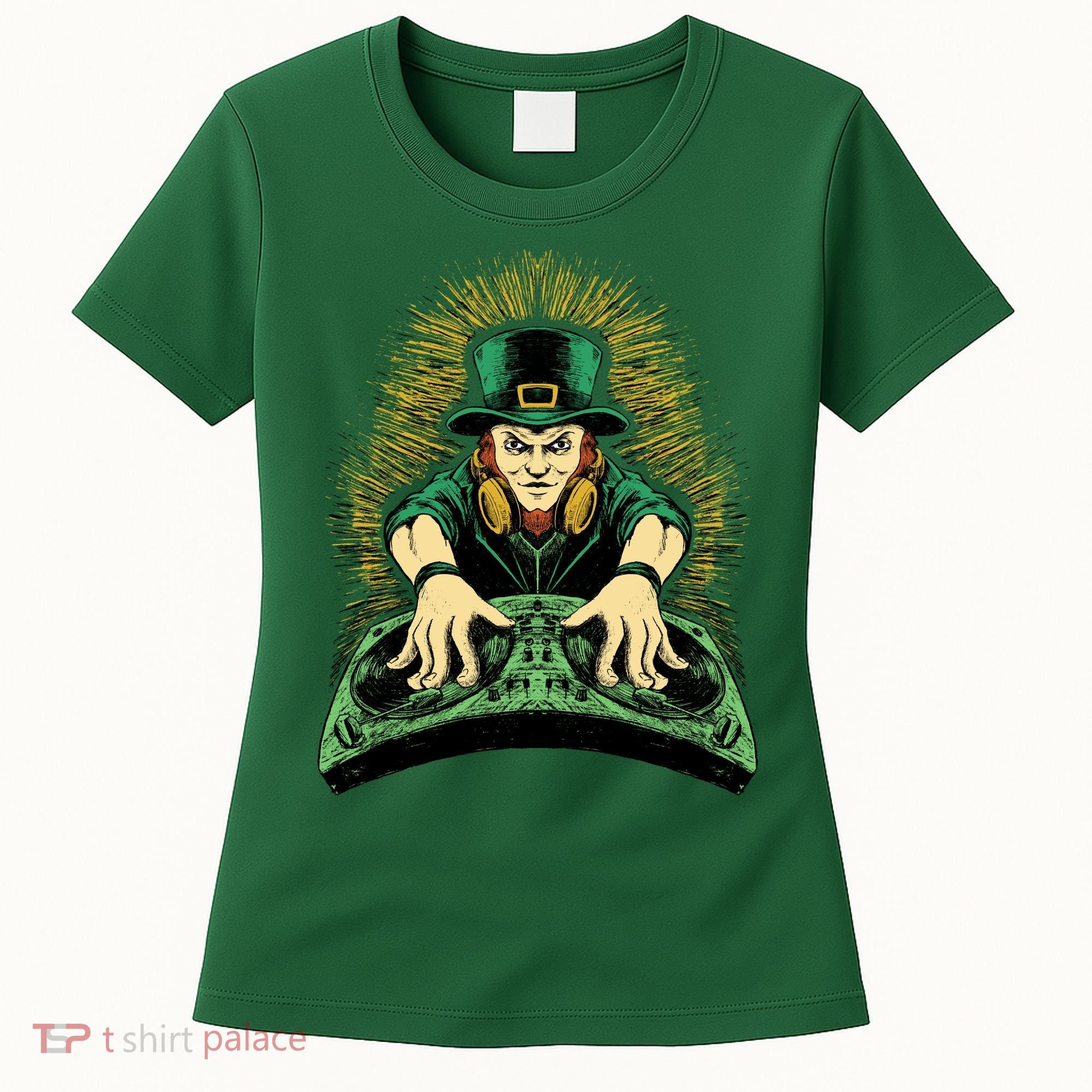 Leprechaun Dj St Patricks Women's T-Shirt