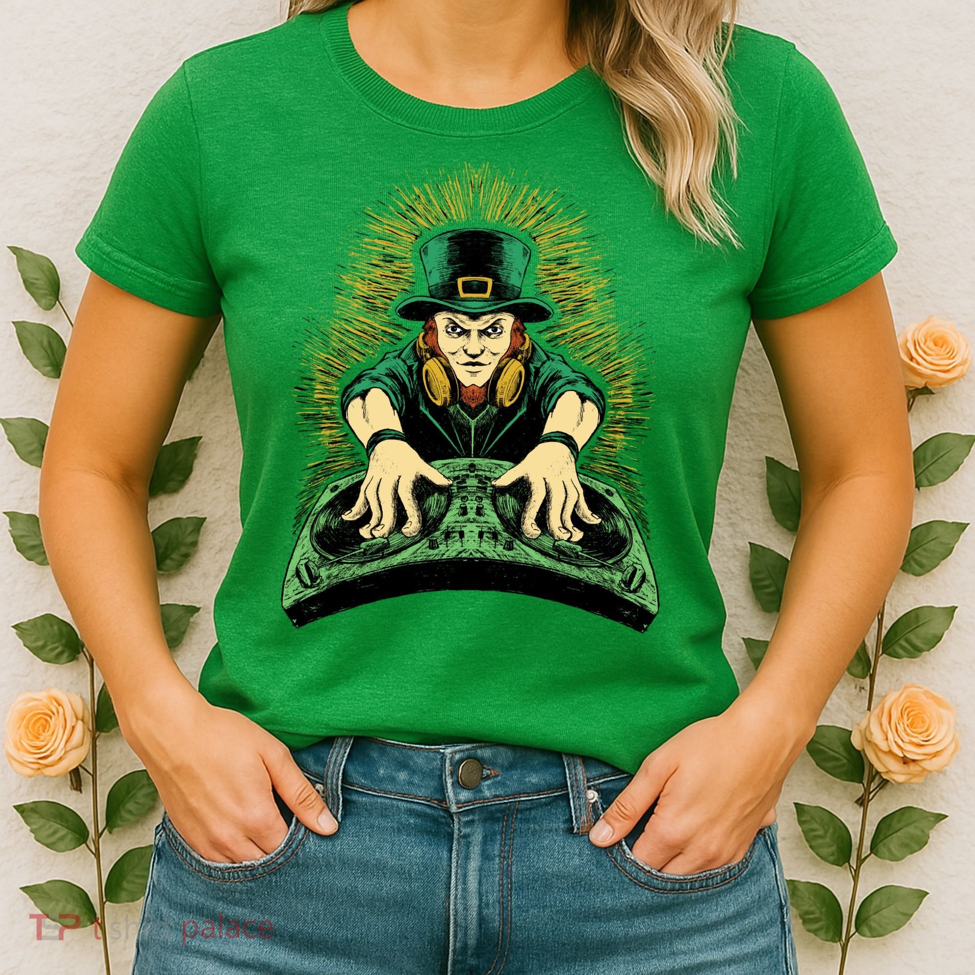 Leprechaun Dj St Patricks Women's T-Shirt