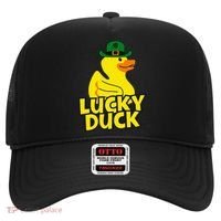 Lucky Duck Shamrock Rubber Ducky Funny St Patricks Day Hat thumb 0