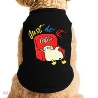 Lazy Duck Sit On The Sofa Do It Later Doggie Tank thumb 0