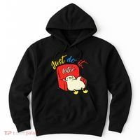 Lazy Duck Sit On The Sofa Do It Later Hoodie thumb 0