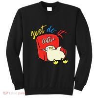 Lazy Duck Sit On The Sofa Do It Later Sweatshirt thumb 0