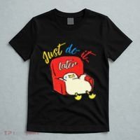 Lazy Duck Sit On The Sofa Do It Later T-Shirt thumb 5
