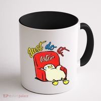 Lazy Duck Sit On The Sofa Do It Later Coffee Mug thumb 1