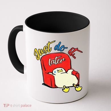 Lazy Duck Sit On The Sofa Do It Later Coffee Mug