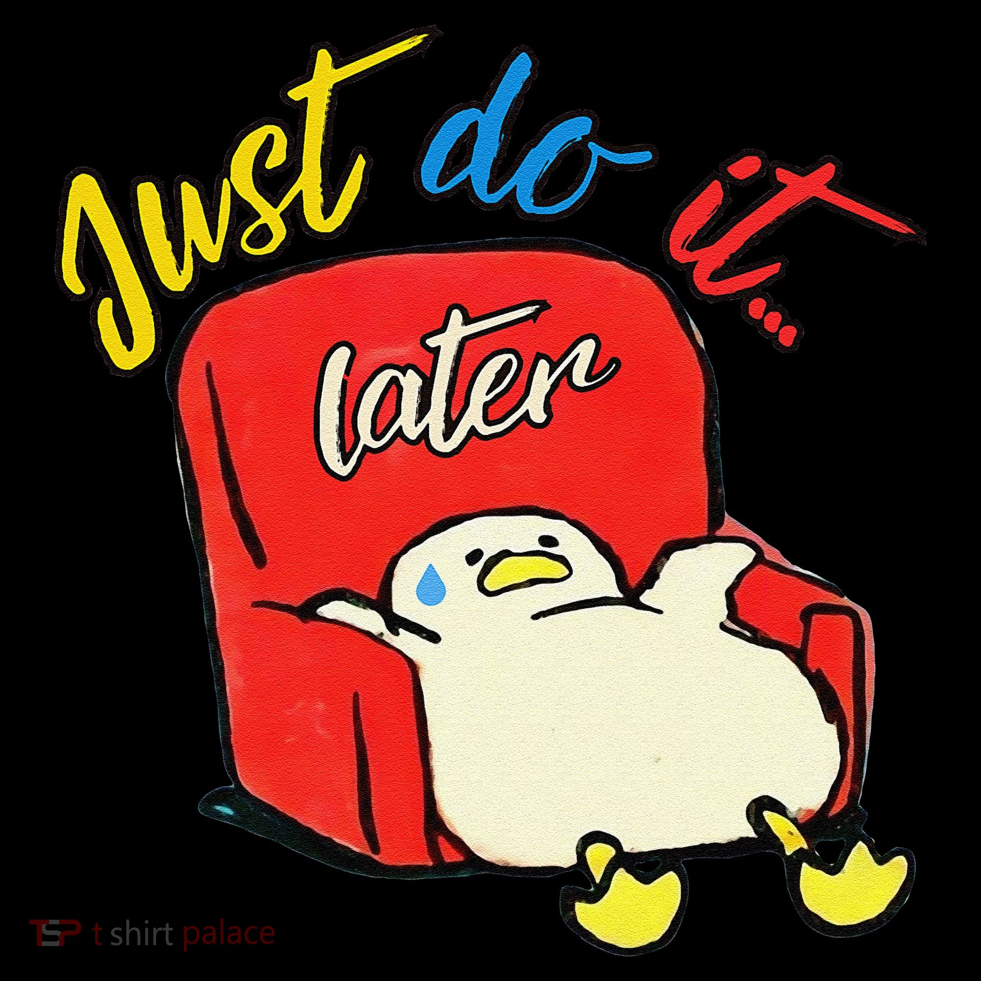 Lazy Duck Sit On The Sofa Do It Later Women's Hoodie