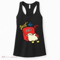 Lazy Duck Sit On The Sofa Do It Later Women's Tank Top thumb 0