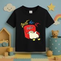Lazy Duck Sit On The Sofa Do It Later Toddler T-Shirt thumb 3
