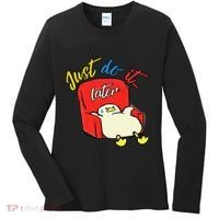Lazy Duck Sit On The Sofa Do It Later Women's Long Sleeve Shirt thumb 0