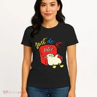 Lazy Duck Sit On The Sofa Do It Later Women's T-Shirt thumb 4