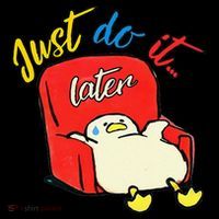 Lazy Duck Sit On The Sofa Do It Later Kids Sweatshirt thumb 2