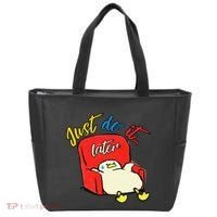 Lazy Duck Sit On The Sofa Do It Later Tote Bag thumb 0