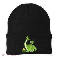 Leprechaun Dinosaur Shamrock St Patricks Day Animal Irish Beanie thumb 0
