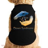 Love Down Syndrome Awareness Gold Blue Ribbon Down Syndrome Warrior Doggie Tank thumb 0