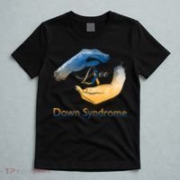 Love Down Syndrome Awareness Gold Blue Ribbon Down Syndrome Warrior T-Shirt thumb 5