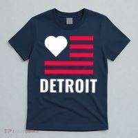 Love Detroit Simple Flag Type T-Shirt thumb 5