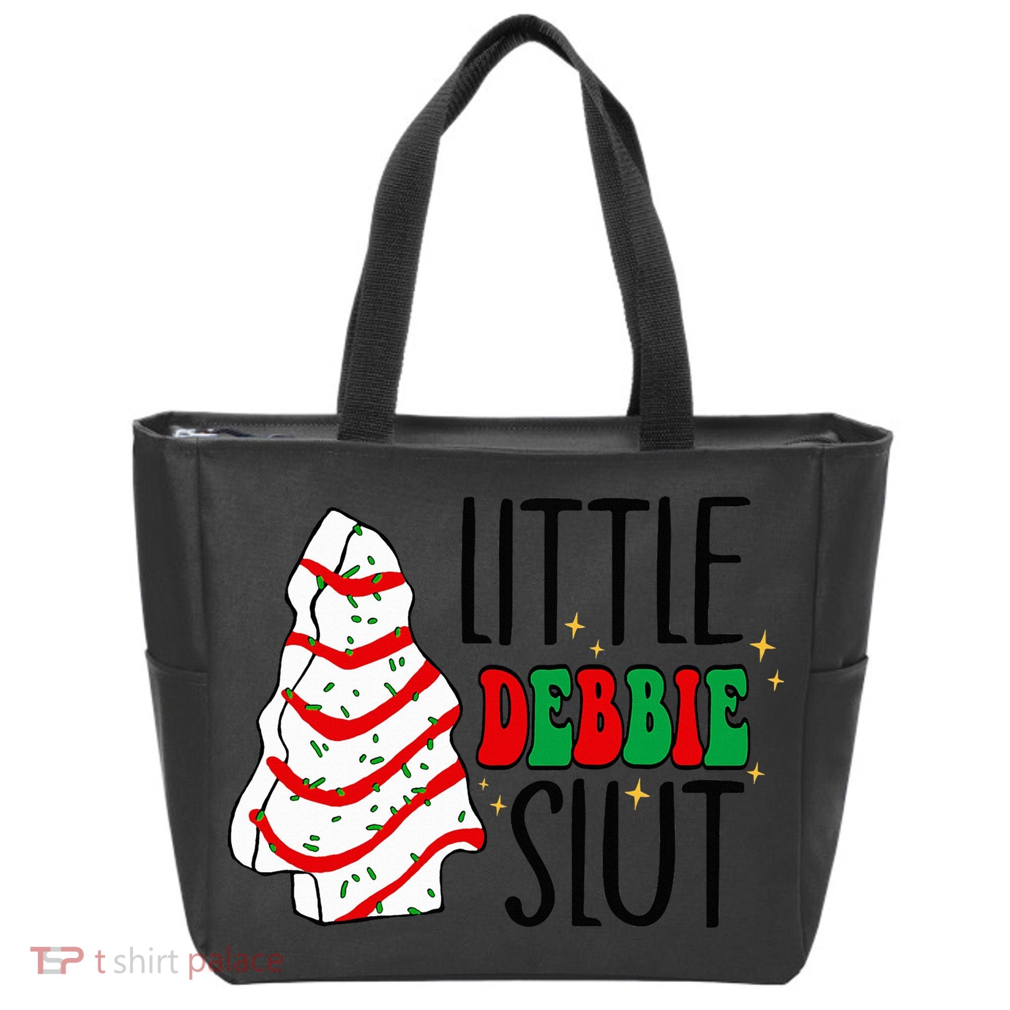 Littie Debbie Slut Funny Christmas Tree Cakes Xmas  Tote Bag