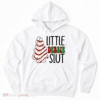 Littie Debbie Slut Funny Christmas Tree Cakes Xmas  Hoodie thumb 0