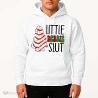 Littie Debbie Slut Funny Christmas Tree Cakes Xmas  Hoodie thumb 2