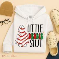 Littie Debbie Slut Funny Christmas Tree Cakes Xmas  Hoodie thumb 4